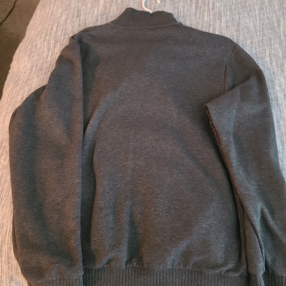 Hugo Boss Grey Full Zip-up Sweater Large L - Picture 3 of 4